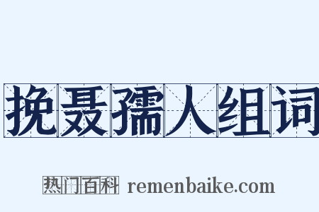 挽聂孺人组词是什么意思的图片